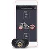 Lzcat TP200 - Sistema di monitoraggio della pressione dei pneumatici per moto, Bluetooth, TPMS, rilevamento tramite app, 2 sensori esterni (nero)