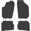 IMJ-Global Tappetini Auto Gomma beeLine su Misura Compatibili con Volkswagen Polo IV 2001-2009, Set Completo di Tappeti Auto per Migliorare Look e Sportività, Tappetino Premium in TPE Durevole