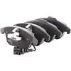 RIDEX 402B0436 Set d'assale Kit pastiglie freni Anteriore con clip pistone Compatibilità con VW TIGUAN 5N