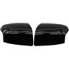 GSRECY Copertura per specchietto retrovisore laterale nero lucido sinistro e destro, compatibile con Ford Focus 2005-2008 Mk2, 2003-2008 C-Max (con indicatore)
