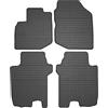 MOTOS Tappetini in gomma per auto adatto per Honda Jazz III 2007-2014 Migliorare il comfort di viaggio con il tappetino antiscivolo per auto