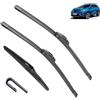 Autozonea Compatibile con Renault Kadjar 2015-2019 Spazzole tergicristallo anteriori posteriori Accessori per taglierina J Hook 2015 2016 2017 2018 2019