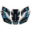 CCVVUD Moto Adesivo per Serbatoio Motorcycel Carburante Gas Rilievo Del Carro Armato Proteggi Decal Accessori Per 700 CLX CLX700 700CLX CL-X700 CF 700CL-X