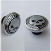 worldcustomchopper 1 Adesivo Stickers tappo benzina Diamante Metalflake Skull Worldcustom compatibile con Harley Davidson