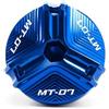 Beutee Compatibile con MT07 MT-07 FZ07 MT 07 2014-2024 2016 2017 2018 2019 2020 2021 2022 2023 Accessori di protezione del tappo di riempimento dell'olio motore