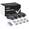 RIDEX 402B1719 Kit pastiglie freni Anteriore con accessori con bulloni pinza freno con lamierino anticigolío Compatibilità con FORD KA+ Hatchback UK, FK