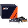 ATEC Germany Set di pastiglie per freni asse anteriore, pastiglie per freni | Compatibile con: AUDI A4 Allroad B9, A4 B9, A4 B9 Avant, A5, A5 Cabriolet, A5 Sportback, A6 Allroad C8, A6 C8, A6 C8 Avant