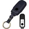 Rondrive Custodia Per Chiave Moto E Auto, Pelle PU, Compatibile Con YAMAHA TMAX 560 MT 09 Tracer 9 GT 2024 2025, Colore: Blu Scuro
