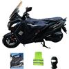 CLICK & GO COMPATIBILE CON SYM JOYMAX Z 300 RV per anno 2023 COPRIGAMBE R206-X TERMOSCUDO TUCANO URBANO COPERTA TERMICA IMPERMEABILE INTERNO IN ECO PELLICCIA SPECIFICO PER SCOOTER