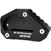 MIDNECMO Per Suzuki Vstrom V-strom 650 Vstrom650 Supporto laterale per moto, piastra di prolunga, supporto, pad di ingrandimento