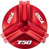 DALIDAK Adatto for SUZUKI GSXS 1000 750 GSX-S GSXS750 GSX S750 1000 F Gsxs1000 2010-2022 Accessori for motociclette Bullone del tappo del motore Tappo di riempimento dell'olio(750-Red)