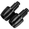 Wenqu Bilancieri Tappi Manubrio per SH350 per SH300 per SH300I per SH125 per SH125i per Sh 350 300 125 350 Manopole Manubrio Terminali Manubrio Contrappeso Scorrevole(Black)