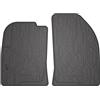 MOTOS Tappetini Auto Anteriori per Ford Fiesta V 2002-2008 - Tappetini Auto Gomma Robusto e Flessibile 100% Gomma, Tappetino Auto con Tappi Compatibili, Design Unico per Autisti Esigenti