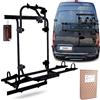 Fabbri PORTABICI Posteriore per Crafter Sprinter Bici Ok MTB Van -2 Biciclette -Nero