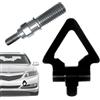 Generico Anello di trazione per paraurti auto, gancio di traino per auto,Anello di trazione avvitato decorativo per paraurti veicolo | Accessorio di connessione per modifica multifunzionale, gancio di traino i