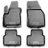 OMAC Tappetini in Gomma Tappetini Compatibili con Opel Meriva B 2010-2017 TPE Tappetini Auto Nero 4X