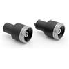 BARRACUDA COPPIA ANTIVIBRANTI B-LUX COLORE ARGENTO ALLUMINIO ANODIZZATO BARRACUDA MOTO