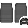 moto-MOLTICO Anteriori Tappetini Auto in Gomma con un Bordo - Set 2 Pezzi - Tappetini per Auto Impermeabile - Set di Tappeti Adatti per Suzuki Jimny 1998-2007