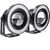 GZCRDZ Proiettore universale LED cilindrico, ad alta potenza, diametro: 6,3 cm, con fendinebbia, 2 pezzi