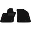 Somer Car Kit Tappetini Auto SOLO ANTERIORI 2pz compatibili con Jeep Compass 2017-2025 | Set 2 tappeti anteriori su misura in moquette, bandiera Italia