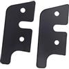 Alomejor Kit di Riparazione Visiera Parasole, Clamp/Holder di Ricambio Durevole in Lega di Alluminio per JK JL JLU JT, Design Integrato a Installazione Rapida