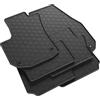 TEXER Tappetini invernali in gomma compatibili con Opel Zafira B 2005-2011 7 posti