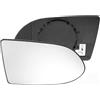 VBNYBA Vetro Specchio Retrovisor Compatibile Con Opel Per Zafira A 1999 2000 2001 2002 2003 2004 2005 6428750 Auto Lato Sinistro Destro Specchietto Retrovisore Riscaldato Con Piastra Di Supporto(Right)