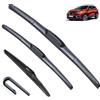 Autopixl Set spazzole tergicristallo anteriore e posteriore compatibile con Renault Kadjar 2015-2023 Parabrezza Parabrezza Finestrino Spazzola antipioggia for auto 26179