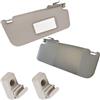 Generico FAMAC KIT 2 PEZZI COPPIA PANTINE ALETTE PARASOLE DESTRA E SINISTRA (LATO PASSEGGERO-GUIDA) COMPLETA DI GANCI SUPPORTO SPECIFICHE PER PUNTO CLASSIC DAL 2003 AL 2011. CON TASCHE INTERNE E SPECCHIO
