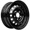 UNITRAILER Cerchio in acciaio per rimorchio UNITRAILER nero, 5,5Jx14 H2 5x112 ET30 - 14 pollici cerchio in acciaio con capacità di carico 900 kg per rimorchi, roulotte e ruota di ricambio