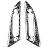 XVGUOYAN Telaio Trim Per Ford Per Fiesta 2011-2019 Kit Rivestimento Pannello Controllo Centrale Strumento Fibra Carbonio Accessori Interni Per Auto Adesivi Decorativi Telaio Copertura Trim(2 Black)