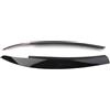 JINFOLI For VW, for Scirocco, 2009-2017, faro dell'auto lampada faro sopracciglio palpebra copertura rivestimento nero lucido ABS decorazione striscia sinistra destra Ciglia