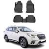 OMAC Tappetini in Gomma Compatibili con Subaru Forester V 2018-2025 Premium TPE Tappetini Auto 3tlg