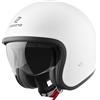Bogotto H589 Solid Casco Jet, bianco opaco, XS