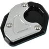 MTCRIGHTER per Triumph Trident 660 2021-2024 Cavalletto laterale Cavalletto Piastra ingranditrice Realizzato in lega di alluminio CNC (Silver)