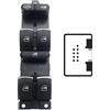 PROPOSTEONLINE Comandi Alzacristalli realizzato per VOLKSWAGEN GOLF dal 1997 al 2004 SX Pulsanti 9 PIN v.Alz. post el 3BD959857R