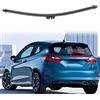 MhaRt Spazzola Tergicristallo Posteriore per Ford Fiesta MK VII MK2 2017 2018 2019 2020 2021 2022 2023, Tergicristallo per Lunotto Parti di Ricambio per Finestre di Pulizia in Gomma