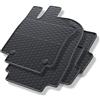 Mossa Tappetini gomma adatti per Renault Clio IV (2012-2019) 4 pz. nero | Hatchback