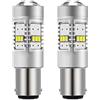 KATUR, LED 1800LM Bianco 1157 Lampadina di Ricambio LED 14 SMD CREE 3020 per Camper, SUV, monovolume, Auto, fanali per indicatori di direzione, luci Posteriori e di Stop