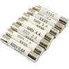 YKKYED 5 pezzi Cartuccia fusibile in ceramica RO58 6x30mm 500V F 0,5A 1A 2A 3A 4A 5A 6A 8A 10A 13A 15A 16A 20A 25A 30A A rottura rapida BS1362 6 * 30mm(4A)