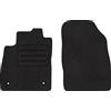 Motohobby Tappetini anteriori in velluto nero LUX per Ford Puma II, 2 pezzi