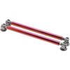 ESSUE Spoiler Anteriore Aste Divisorie Per Auto Racing Tiranti Supporto Per Labbro Del Paraurti Anteriore Regolabile Per Risparmiare Perforazione 75mm/100mm/150mm/200mm. Anteriore Lip Corpo Spoiler(15CM Red