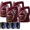 Diederichs Olio motore MANNOL Energy 5W-30 4x MANNOL Motor Flush ADDITIV 20L