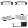 Pexorin 2 pezzi senza errore lampade a luce targa a LED, for Fiat punto Tipo Doblo Egea 500X 600 Bravo Linea 500L Multipla Albea Marea Luce targa veicolo(18 SMD)