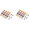Sliccoom 2X Kit di Riparazione per Iniettore di Carburante per Parti di Iniettore per Moto BWM K100 0280150210 0280150705 Parti di Ricambio per AY-RK003
