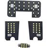 July King 4 pcs 6000K LED Di Lettura Dell'automobile Del Luci per Hyundai I20 I30 Elantra GD GT etc, luce della mappa della cupola interna dell'automobile