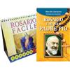 Mimep-Docete Rosario con San Padre Pio. Ediz. a caratteri grandi. Con un rosario da tavolo composto da 40 schede da sfogliare con un cursore a piè di pagina aiuta a recitare correttamente ogni decina
