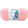 120 Gründl Funny Uni - filato ciniglia morbido e spesso - lana ciniglia per uncinetto e maglia - coperte e accessori - 100% poliestere - 1 gomitolo da 100 g / 120 m - ferri n. 5-6 - albicocca