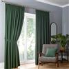 Fusion - Dijon - Coppia di tende oscuranti e isolate termiche, 229 x 229 cm, colore: Verde bottiglia