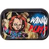 Silver Buffalo Chucky Wanna Play - Vassoio di latta per porta, 28,7 x 18,8 cm